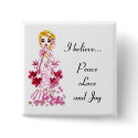 Flowers Fairy Button