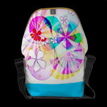 Flowers falling from the sky Rickshaw Messenger Ba messenger bags