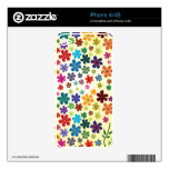 Flowers Floral iPhone Case Decals For iPhone 4S