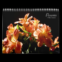 Flowers Floral Photography 12 Month Calendars calendars