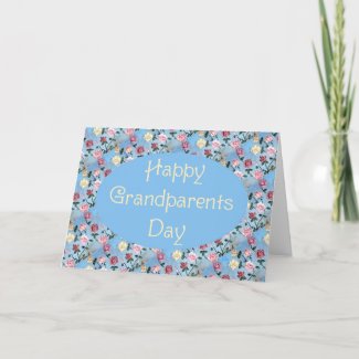 Flowers For Grandma-Grandparents Day card