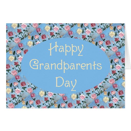 Flowers For GrandmaGrandparents Day Card Zazzle