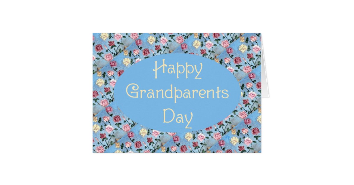 Flowers For GrandmaGrandparents Day Card Zazzle