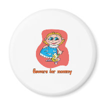 Flowers For Mommy magnets by kidplanet Flowers For Mommy magnets