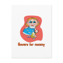 Flowers For Mommy postcards