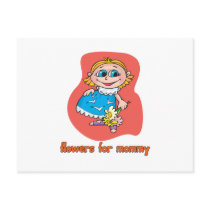 Flowers For Mommy postcards