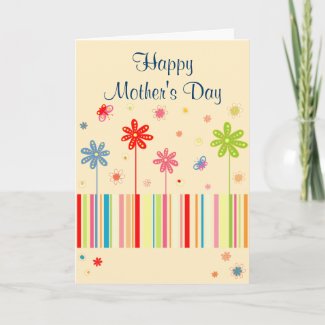 Flowers for Mother's Day Card card