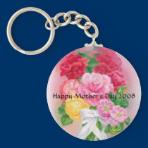 Flowers for Mother's Day Keychain keychains