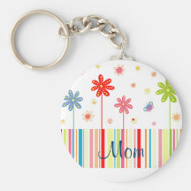 Flowers for Mother's Day Keychain