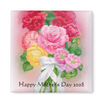 Flowers for Mothers Day Magnet by tonidreams Flowers for Mothers Day Magnet