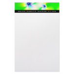 Flowers · Fractal Art · Green Stationery Design