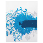 Flowers_frame-blue Letterhead