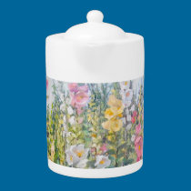 Flowers from a Catalog Teapot