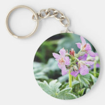 Flowers Frost Ice Dew Winter Keychains