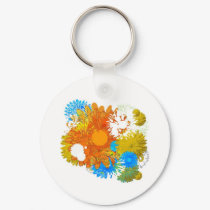 Flowers Galore keychains