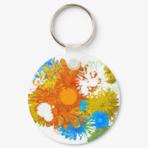 Flowers Galore keychains