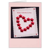 "Flowers, Heart and Lace" cards