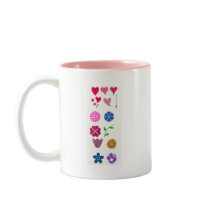 Flowers & Hearts Mug