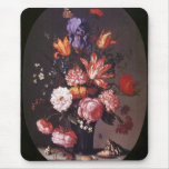 Flowers in a Glass Vase Mousepad