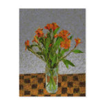 "Flowers In A Glass Vase" postcards