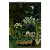 Flowers in a Greenhouse, 1864 Cards