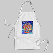 flowers in a vase 2 aprons by studioak flowers in a vase 2 aprons