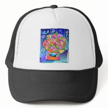 flowers in a vase 2 hats by studioak flowers in a vase 2 hats