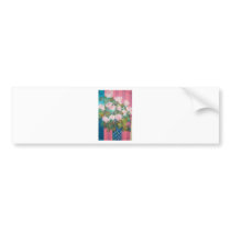 flowers in a vase bumper stickers by poppart flowers in a vase bumper stickers