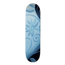 Flowers in Contrast 2 Skate Deck