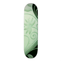 Flowers in Contrast 4 Skate Boards