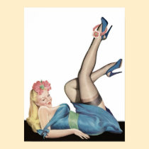 Flowers in Hair Girl posters