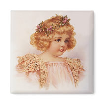 Flowers in Her Hair magnets