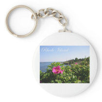 Flowers in Rhode Island Key Chains