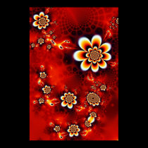 Flowers in summer posters