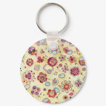 Flowers in the Clouds keychains by ShouShou Flowers in the Clouds keychains