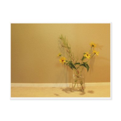'Flowers in the house 2' Postcard by perpetualbliss