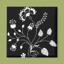 Flowers in White Magnet
