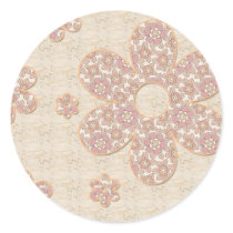 Flowers Inc Round Stickers
