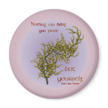 Flowers Inner Peace Inspirational Quote Magnet Flowers Inner Peace Inspirational Quote Magnet