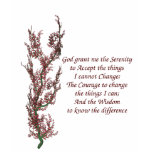 Flowers Inspirational Serenity Prayer Quote Shirt Flowers Inspirational Serenity Prayer Quote Shirt
