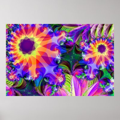 Flowers Invented Colour Posters by photonik