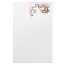 Flowers & Ivy Victorian Trade Cardr stationery
