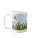 flowers & ladybugs1 mugs