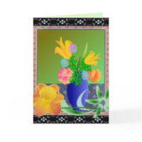 Flowers Love Card card