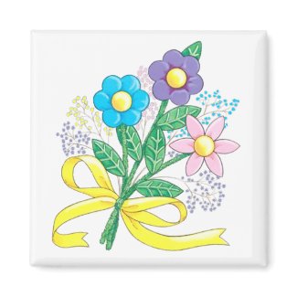 FLOWERS Magnet magnet