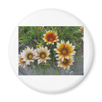 Flowers Refrigerator Magnet