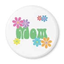 Flowers & Mom magnets
