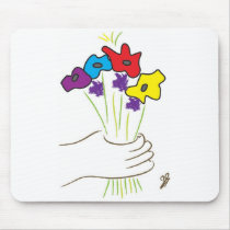 flowers mousepads