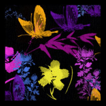 flowers_n_butterflys_bye_mimi posters