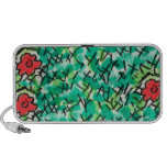 Flowers n Grass Doodle Speaker